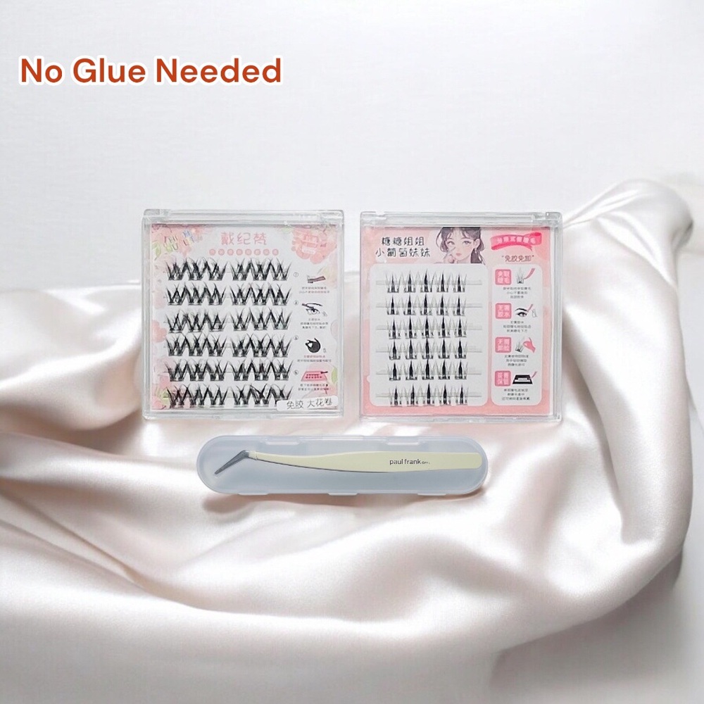 Self-Adhesive Lash Clusters Kit with Tweezer